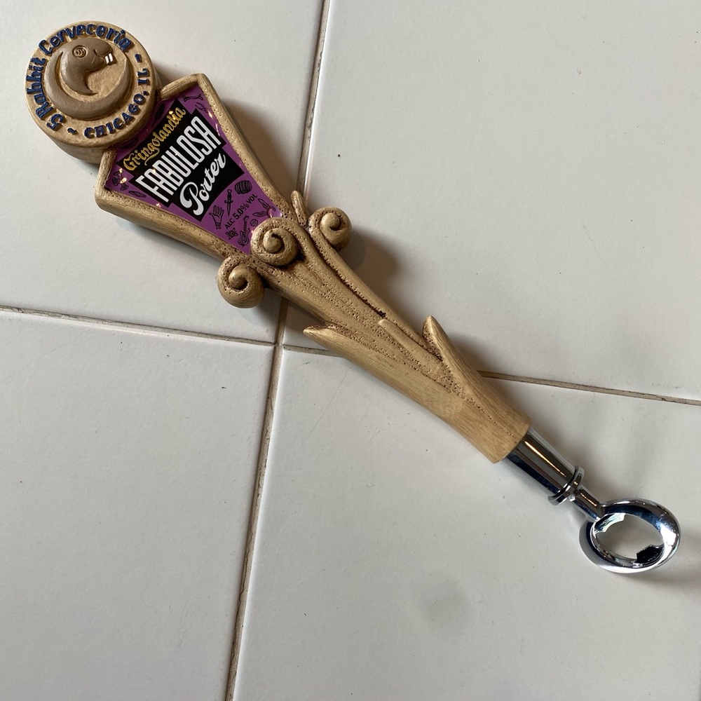 5 Rabbit Cerveceria Tap Handle Bottle Opener